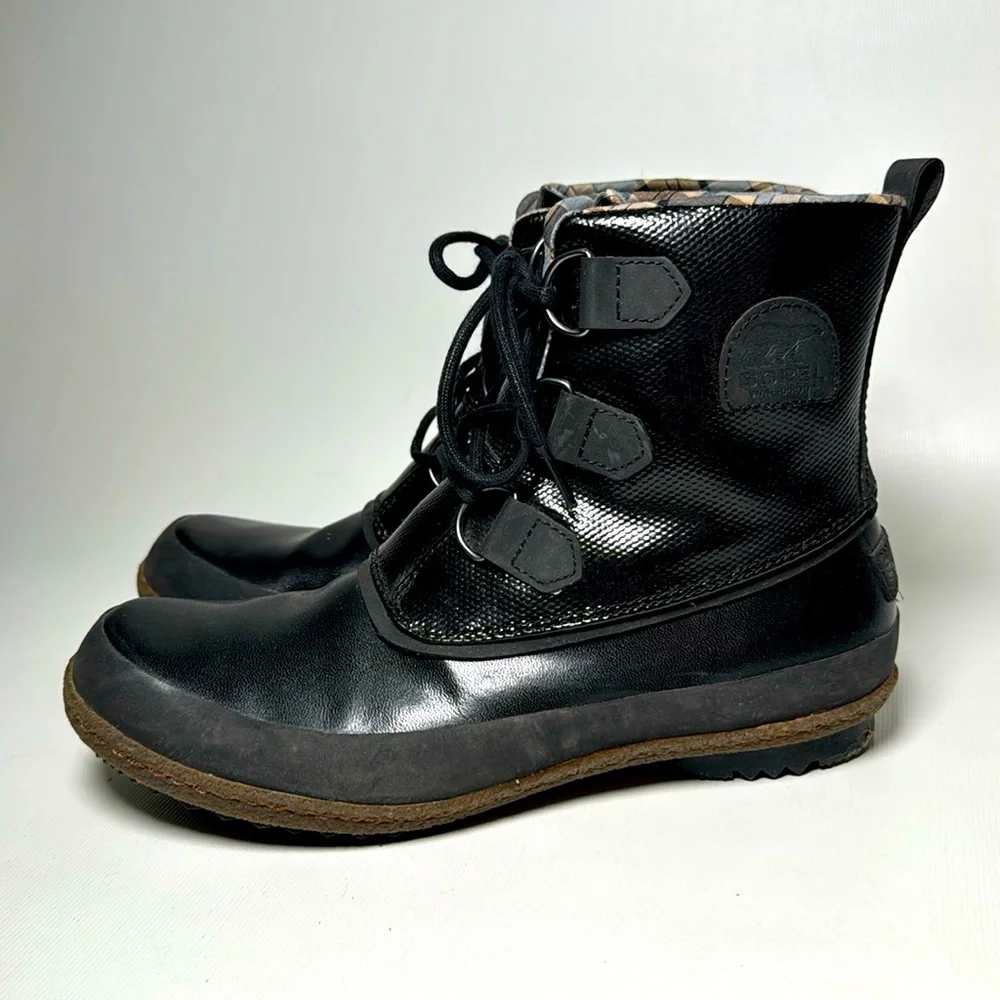 Sorel Joplin Ankle Rain Boots - sz 8.5